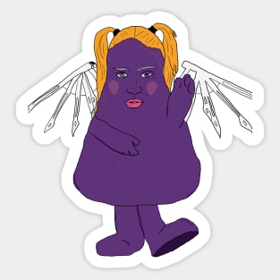 Grimace Grimes Sticker